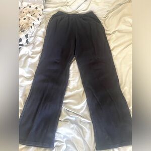 Brandy Melville Navy Waffle Knit Anastasia Sweatpants